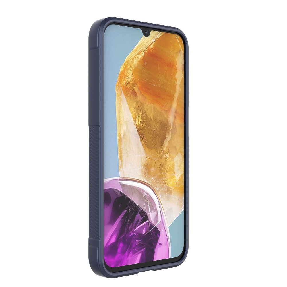 Rugg tartós zselés tok Samsung Galaxy M15 5G - sötétkék