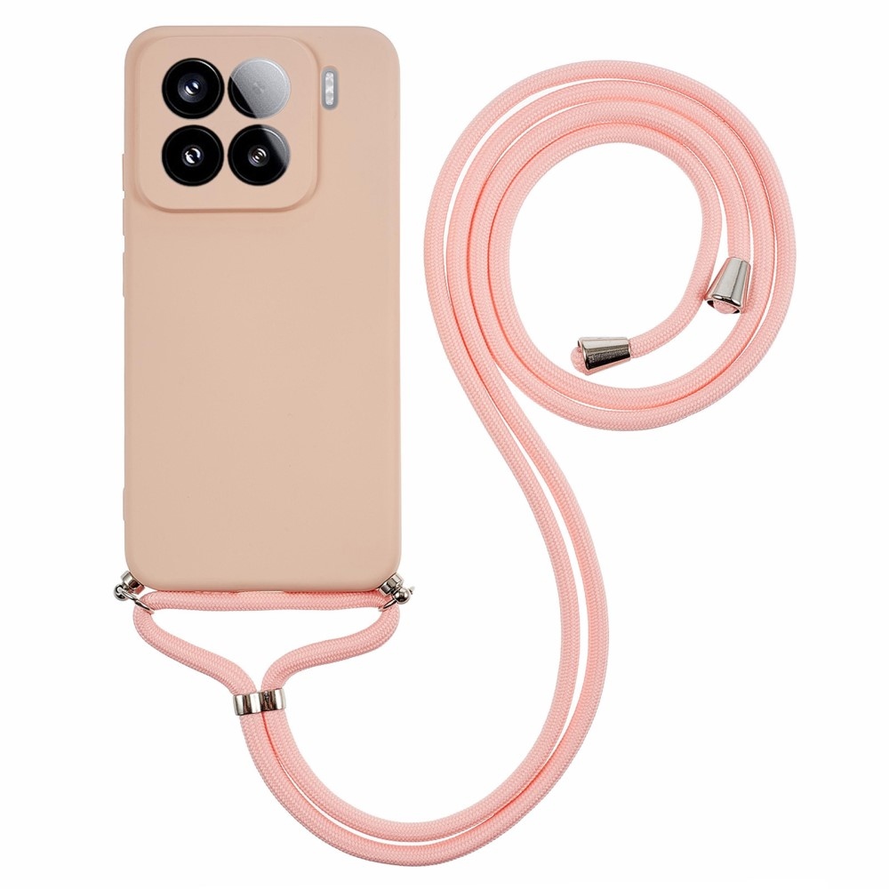 Bélelt zselés tok zsinórral Xiaomi 15 Pro-hoz - rózsaszínű