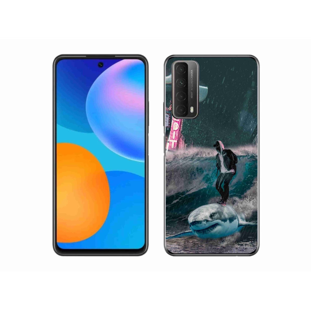 Zselés borítás mmCase a Huawei P Smart (2021) - cápa