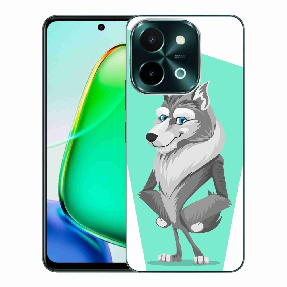 Zselés borítás mmCase a Vivo Y28-hoz - rajzfilmfarkas