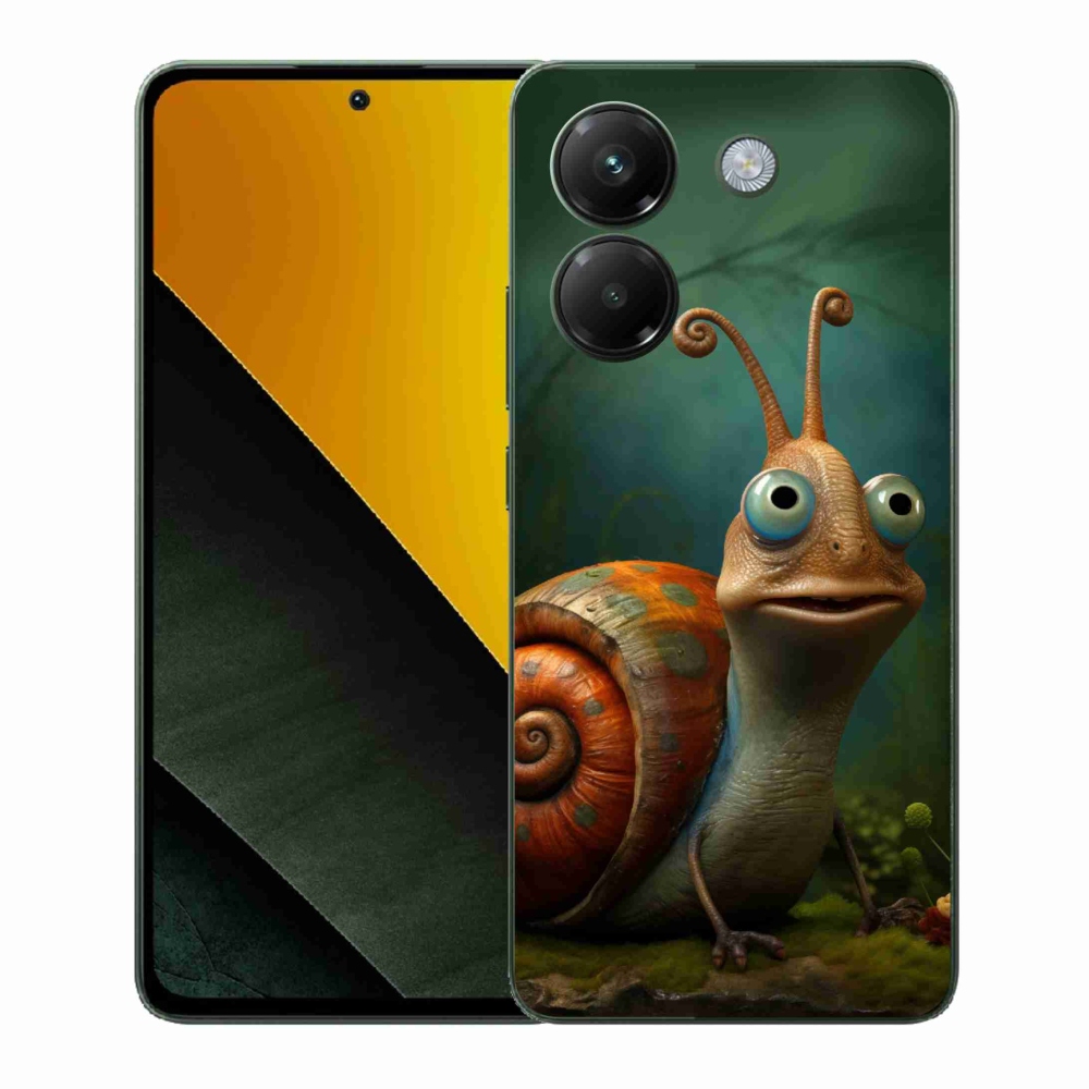 Gél borítás mmCase a Xiaomi Poco M7 Pro 5G-hez - csiga