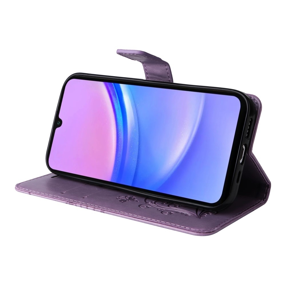 Nagy pillangó könyv tok Samsung Galaxy A16 4G/5G/A26 5G - lila