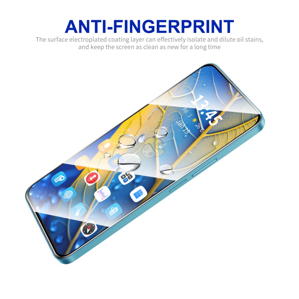 ENK 9H teljes képernyő edzett üveg a Xiaomi Poco F7 5G-nél alkalmazáskerettel