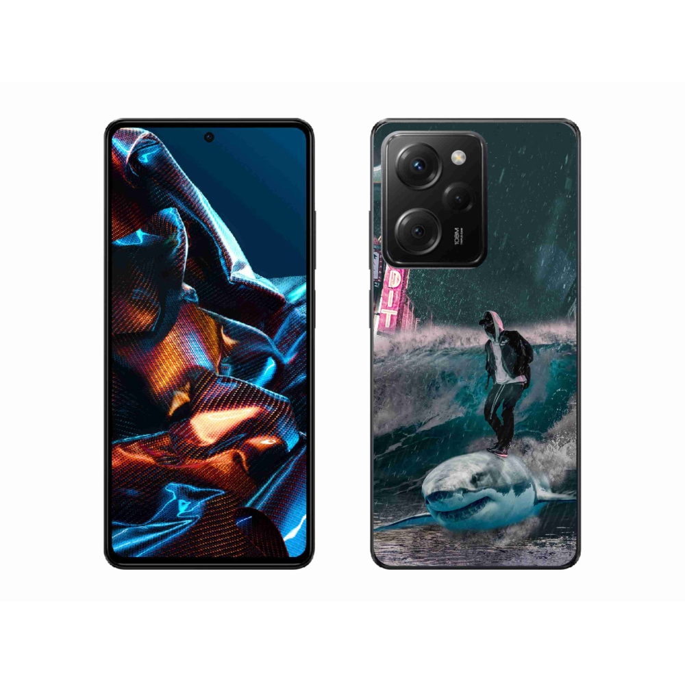 Gél borítás mmCase a Xiaomi Poco X5 Pro 5G-hez - cápa