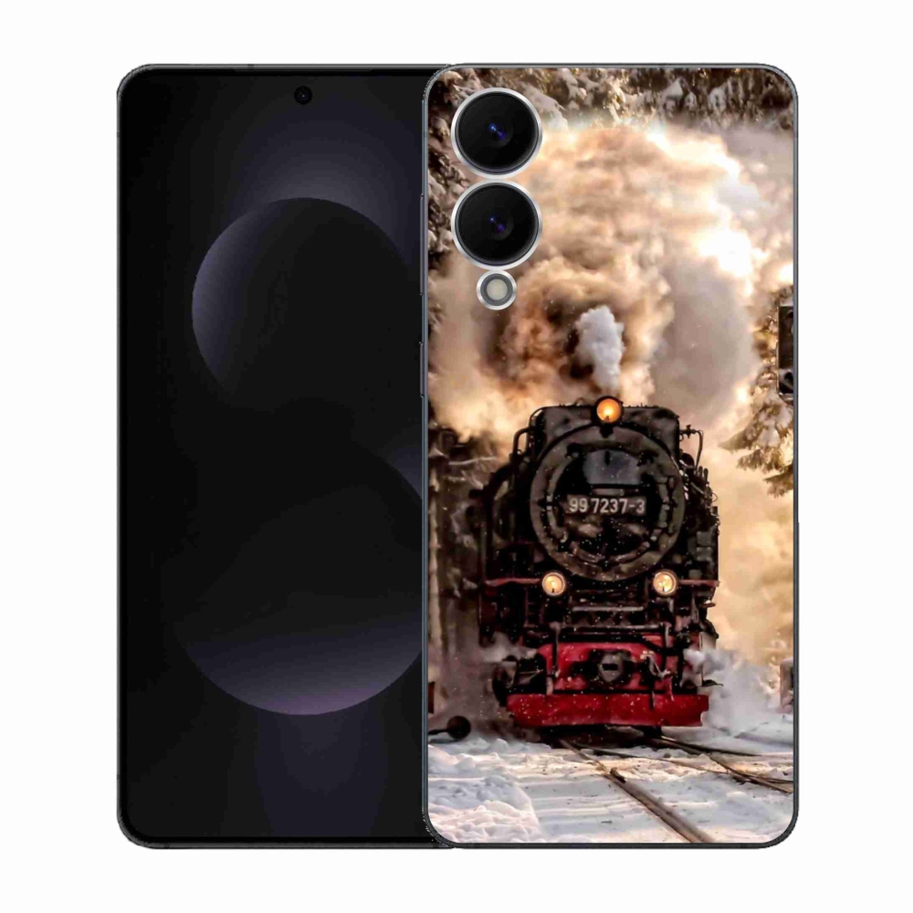 Gél borítás mmCase Samsung Galaxy S25 Edge készülékhez - vonat