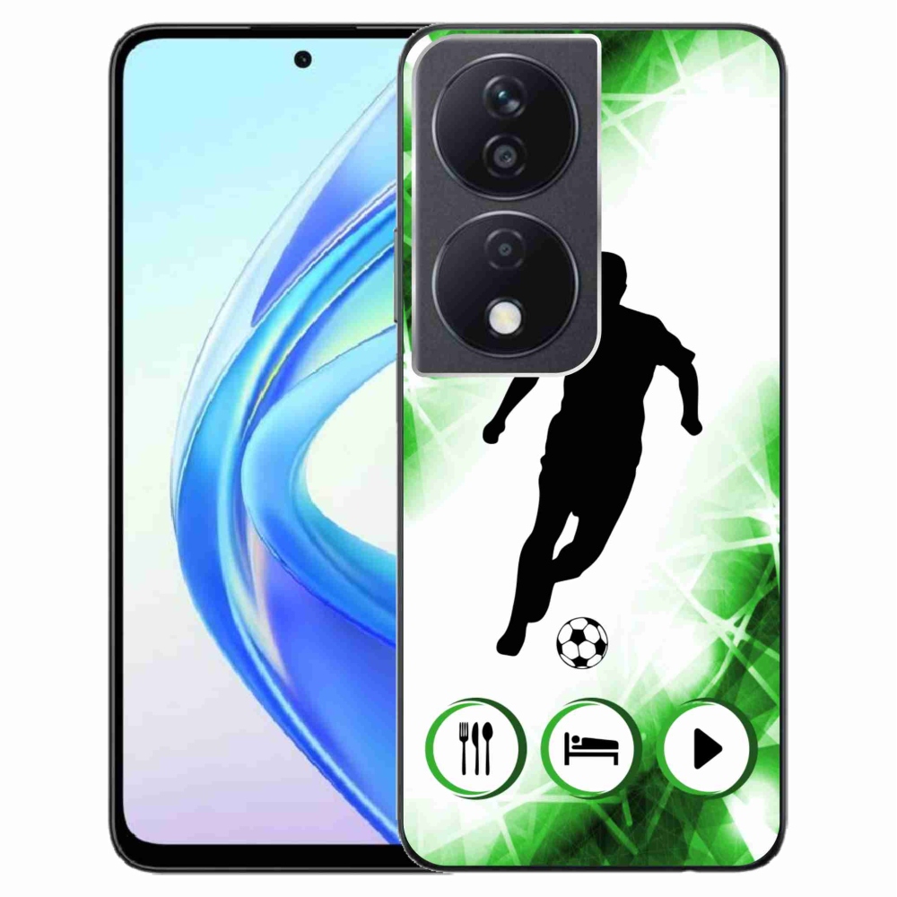 Gél borítás mmCase a Honor X7b/Honor 90 Smart számára - Labdarúgó