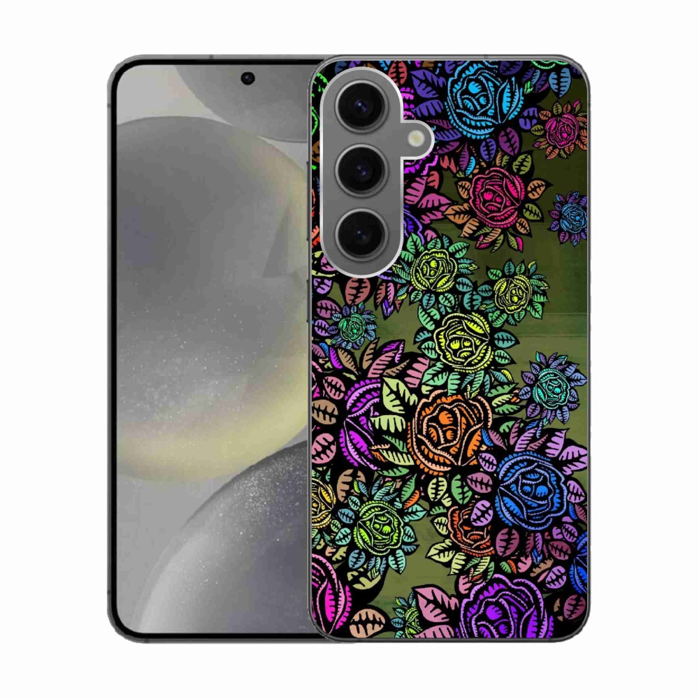 Gél borítás mmCase Samsung Galaxy S24 - virágok 6