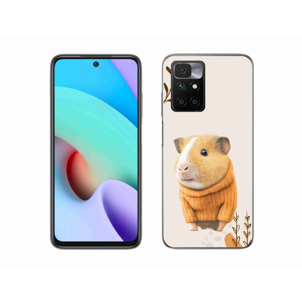 Gél borítás mmCase a Xiaomi Redmi 10/Redmi 10 (2022) - tengerimalac pulóverben