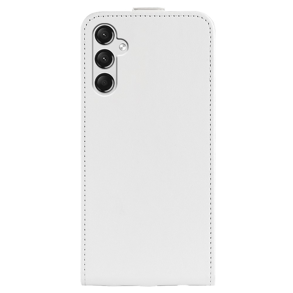 Függőleges könyvtáska Samsung Galaxy A25 5G készülékhez - fehér