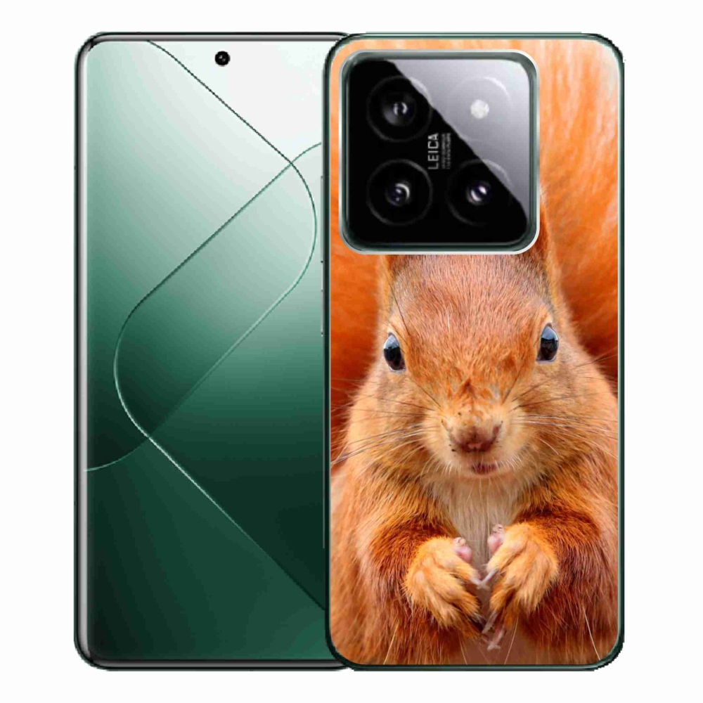 Gél borítás mmCase a Xiaomi 14 Pro számára - mókus