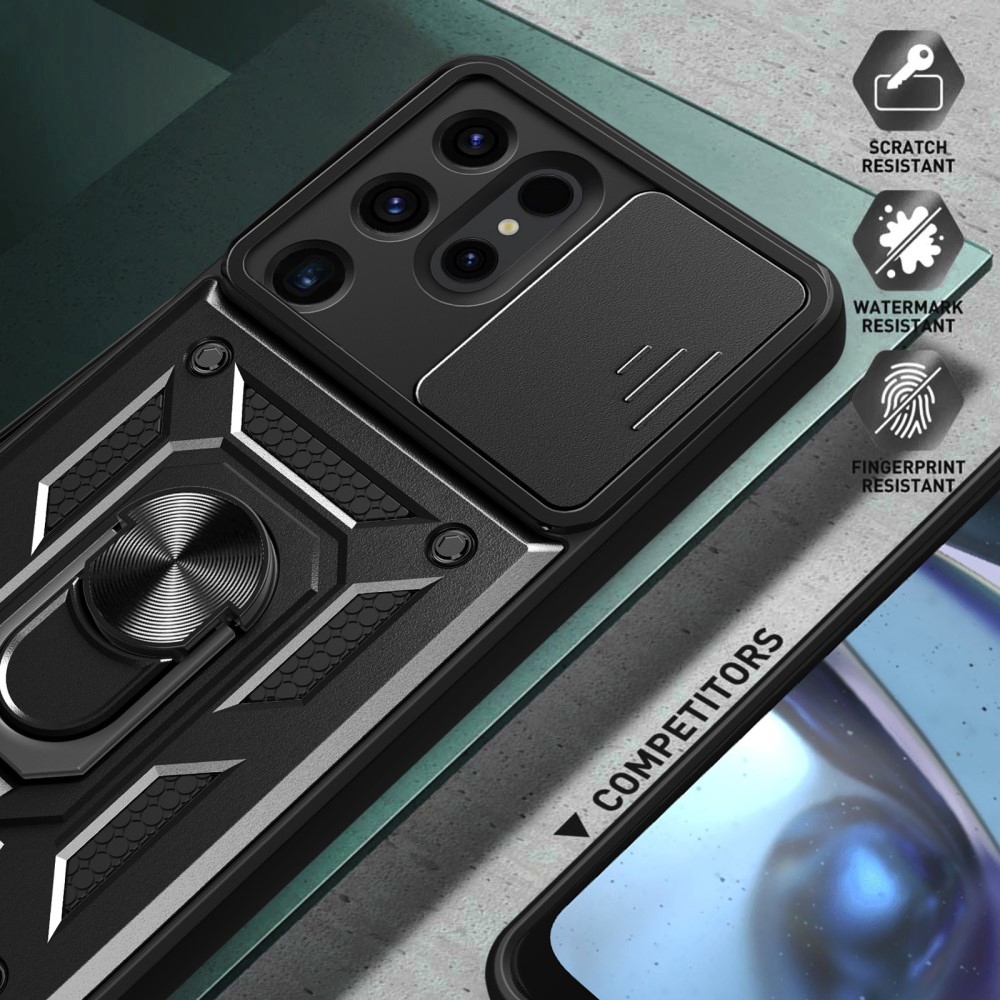 Csúszásálló borítás Samsung Galaxy S24 Ultra készülékhez - fekete