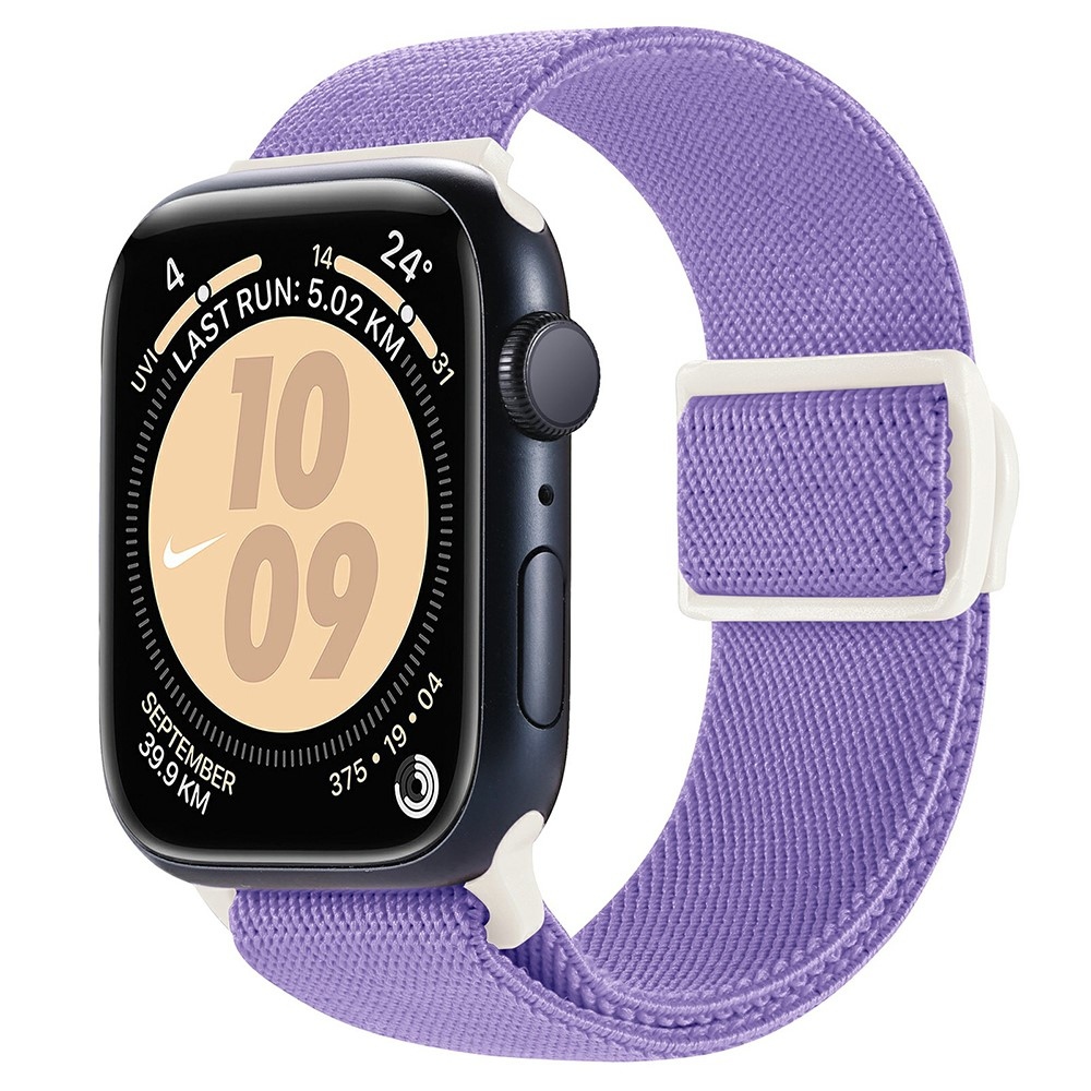 Fokozatos nejlon szíj Apple Watch Ultra/Ultra 2 49mm/SE/SE 2022/2023 44mm/9/8/7 45mm/6/5/4 44mm/3/2/1 42 mm-es Apple Watch Ultra/Ultra 2 órához - lila