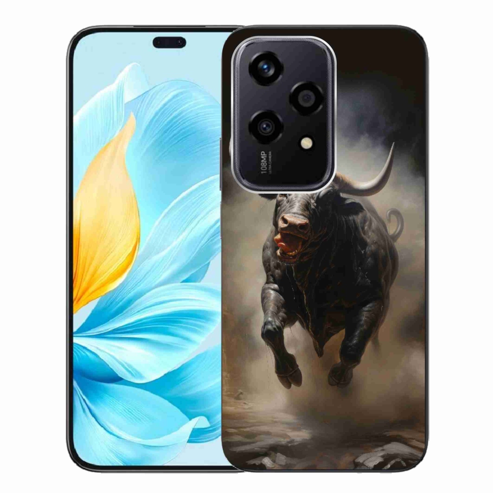Zselés borítás mmCase a Honor 200 Lite 5G számára - dühös bika