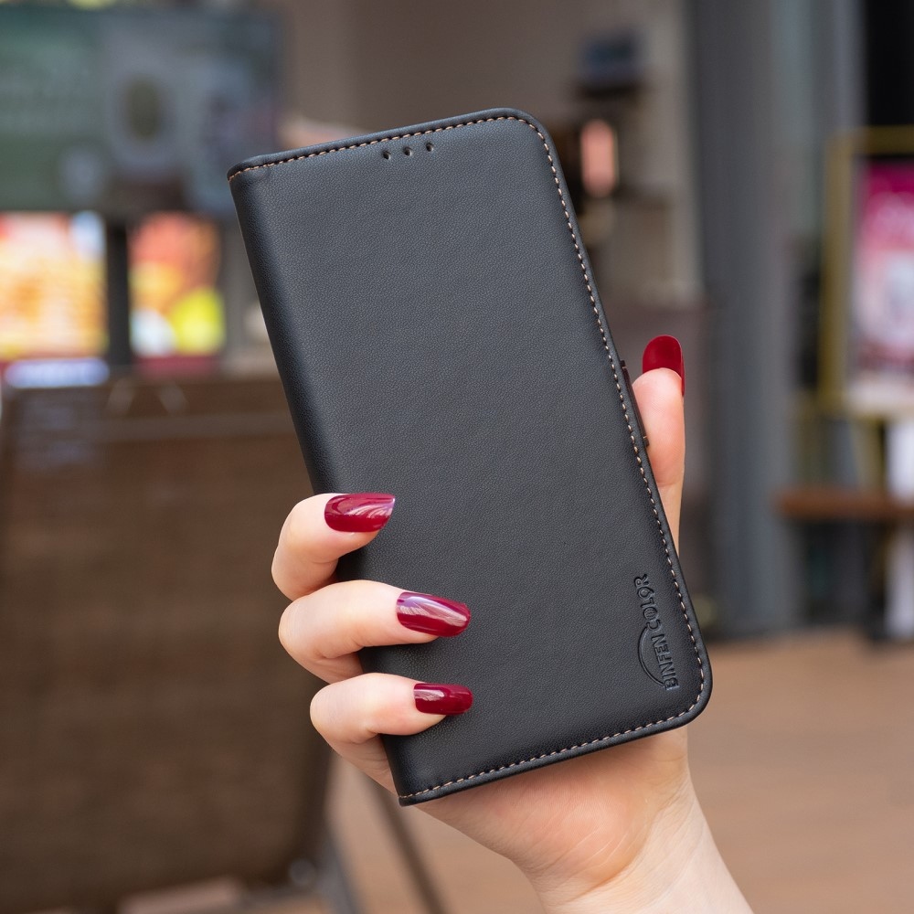 BNF könyvtáska Xiaomi Redmi 13 4G/Poco M6 4G - fekete