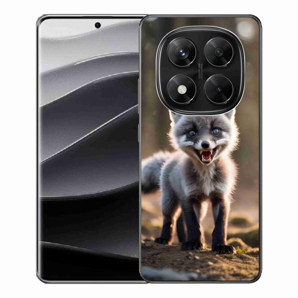 Gél borítás mmCase a Xiaomi Redmi Note 14 Pro 5G/Poco X7 5G számára - angry fox