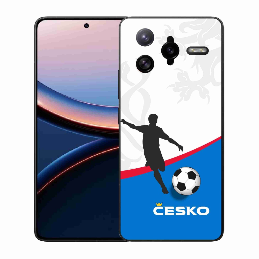 Gél borítás mmCase a Xiaomi Poco F7 Ultra - futball Csehország 1