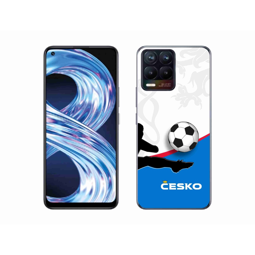 Gél borítás mmCase a Realme 8 4G-hez - futball Csehország 3