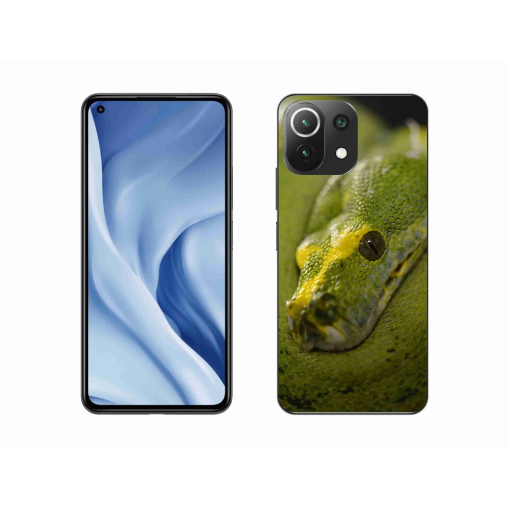 Gél borítás mmCase a Xiaomi Mi 11 Lite 4G/5G-hez - kígyó 2