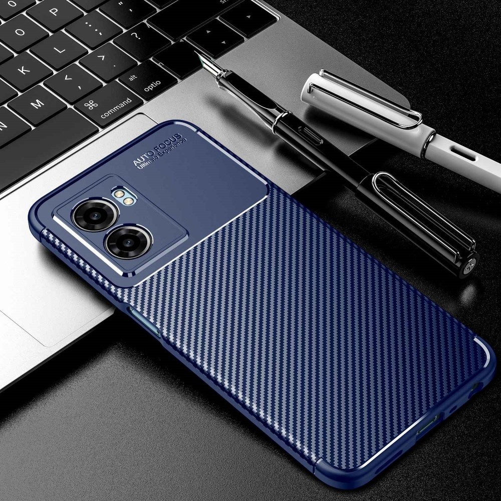Szálálló zselés tok a Realme Narzo 50 készülékhez - kék