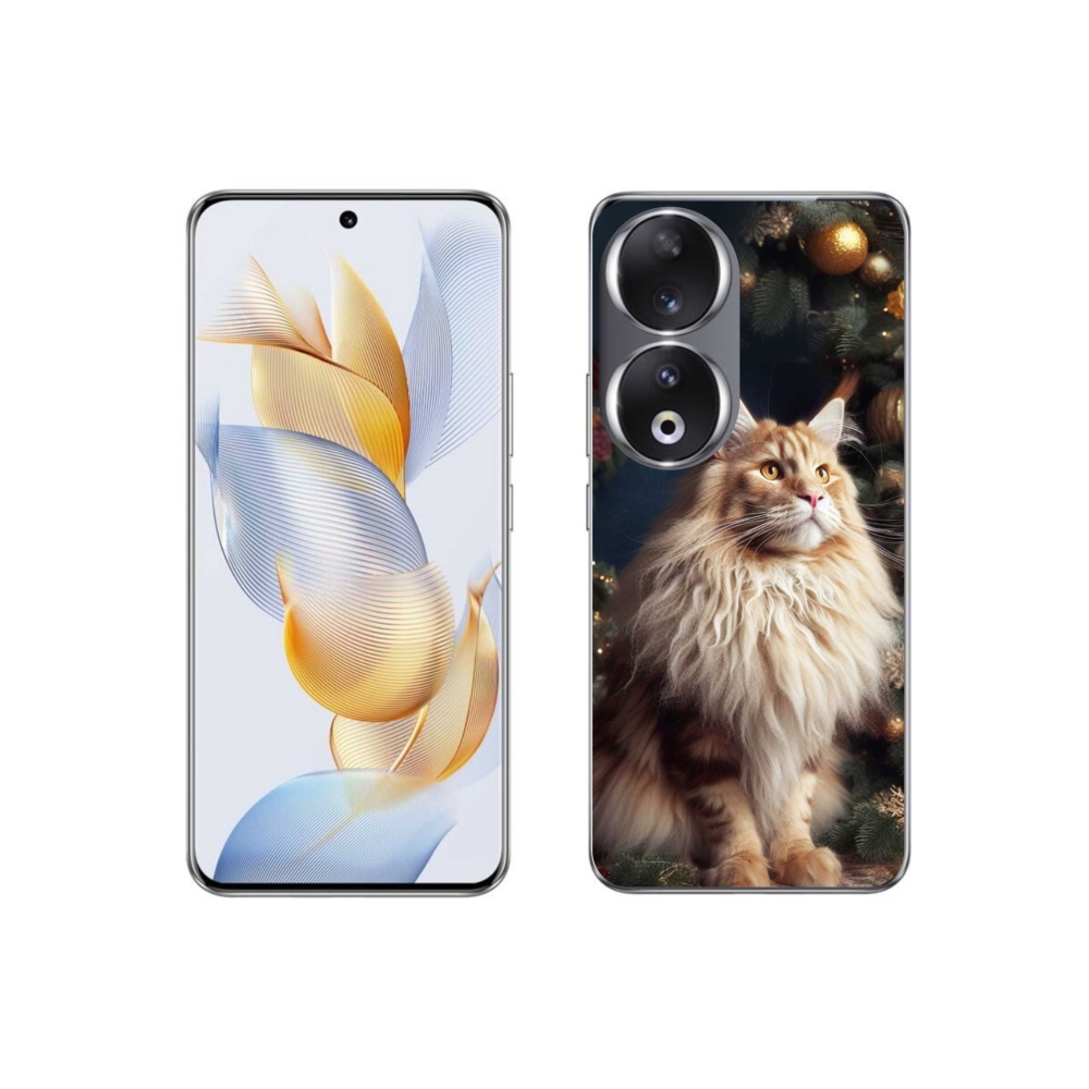 Zselés borítás mmCase a Honor 90-hez - macska a fánál
