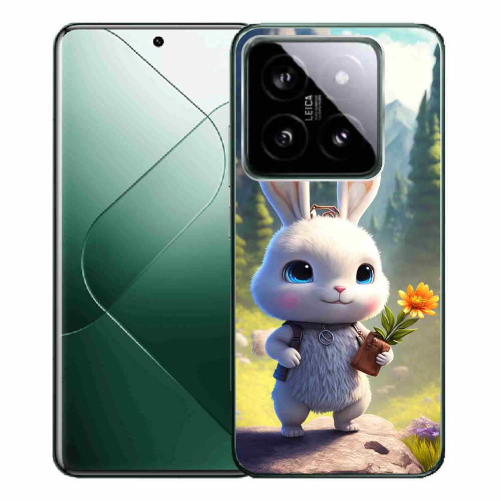 Gél borítás mmCase a Xiaomi 14 Pro számára - aranyos nyuszi