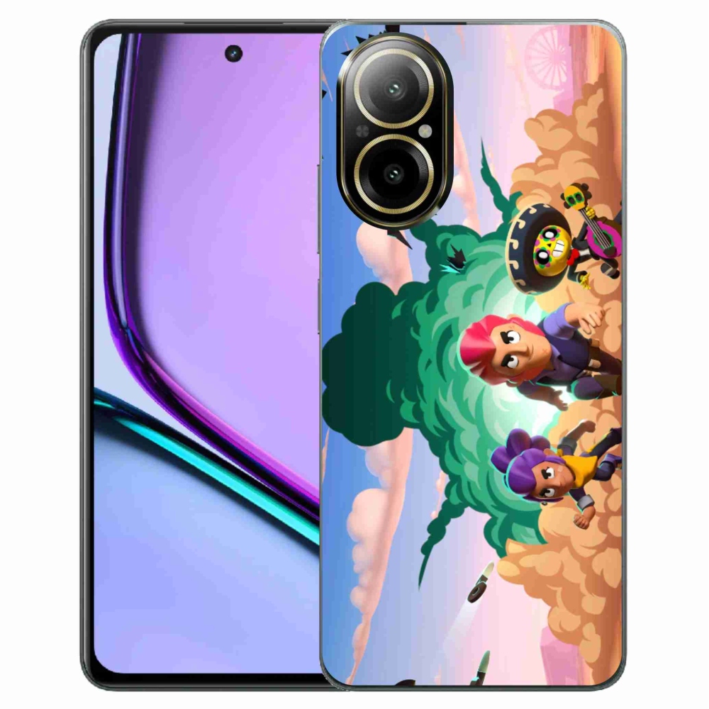 Gél borítás mmCase a Realme C67 készülékhez - bravúros csillagok