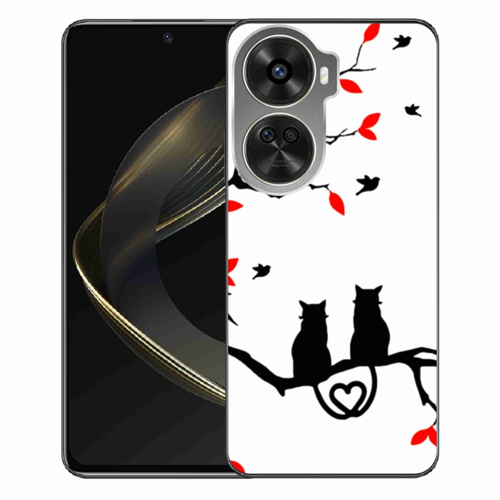 Gél borítás mmCase a Huawei Nova 12 SE-hez - macska szeretet