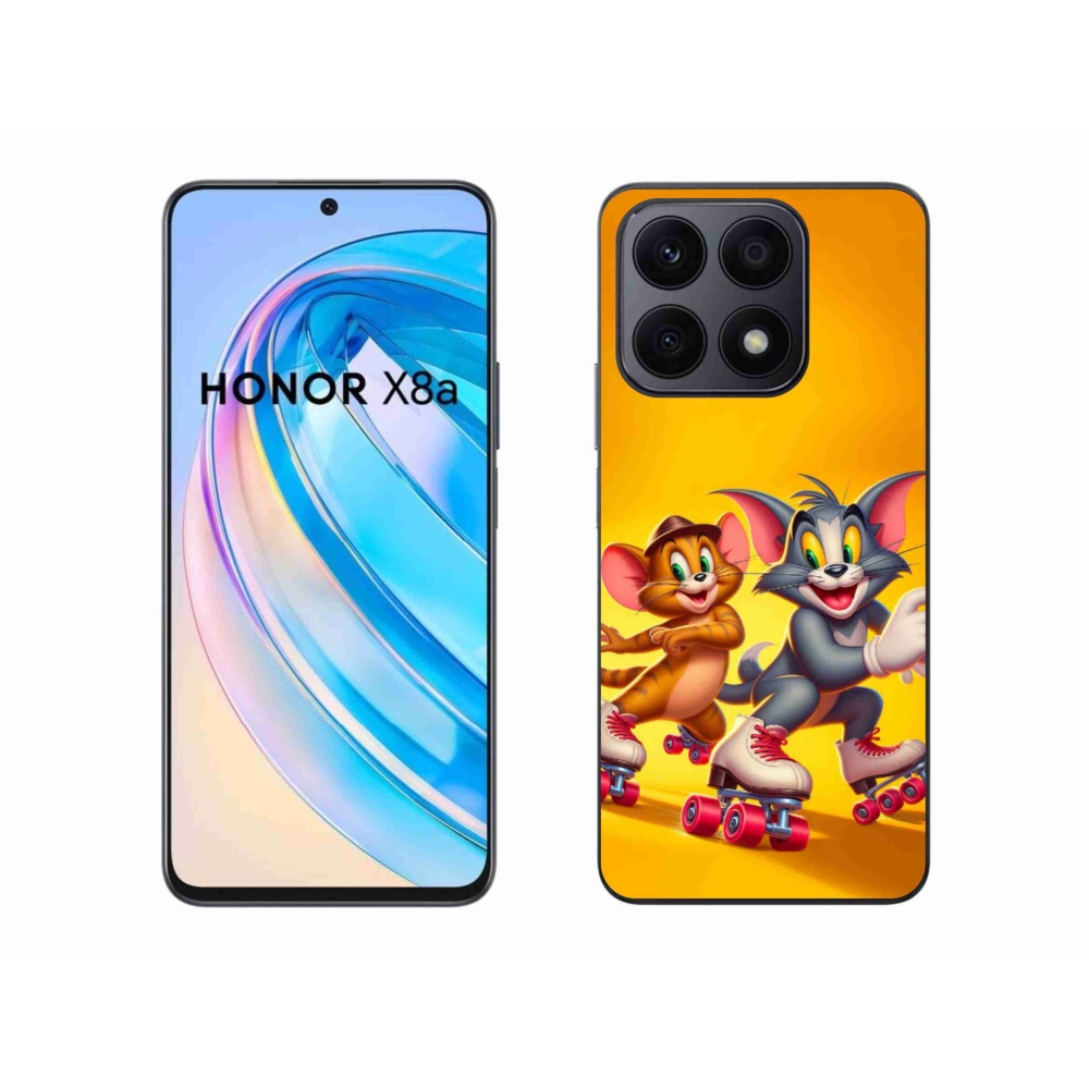 Zselés borítás mmCase a Honor X8a készülékhez - tom and jerry
