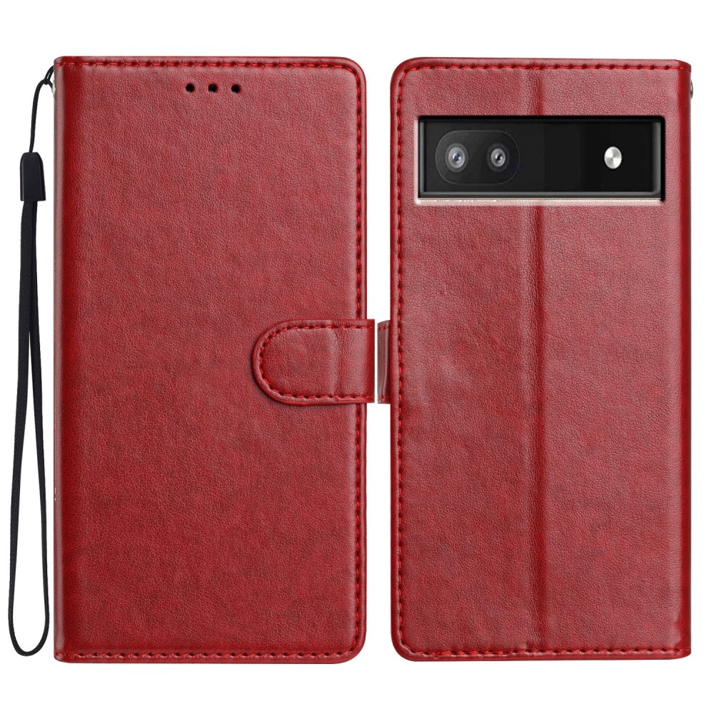 Könyvtáska a Google Pixel 9a számára - piros