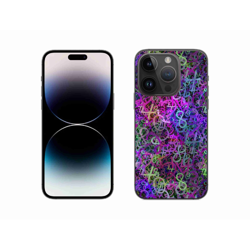 Gél borítás mmCase iPhone 14 Pro készülékhez - absztrakt motívum 25