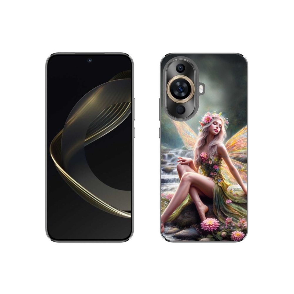 Gél borítás mmCase a Huawei Nova 11-hez - pillangó nő 1