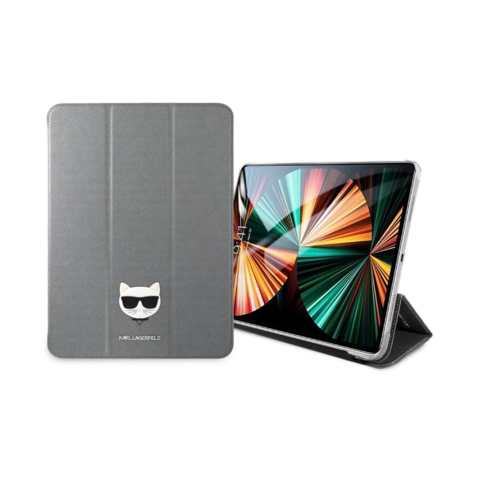 Karl Lagerfeld Choupette Head Saffiano tok iPad Pro 12.9