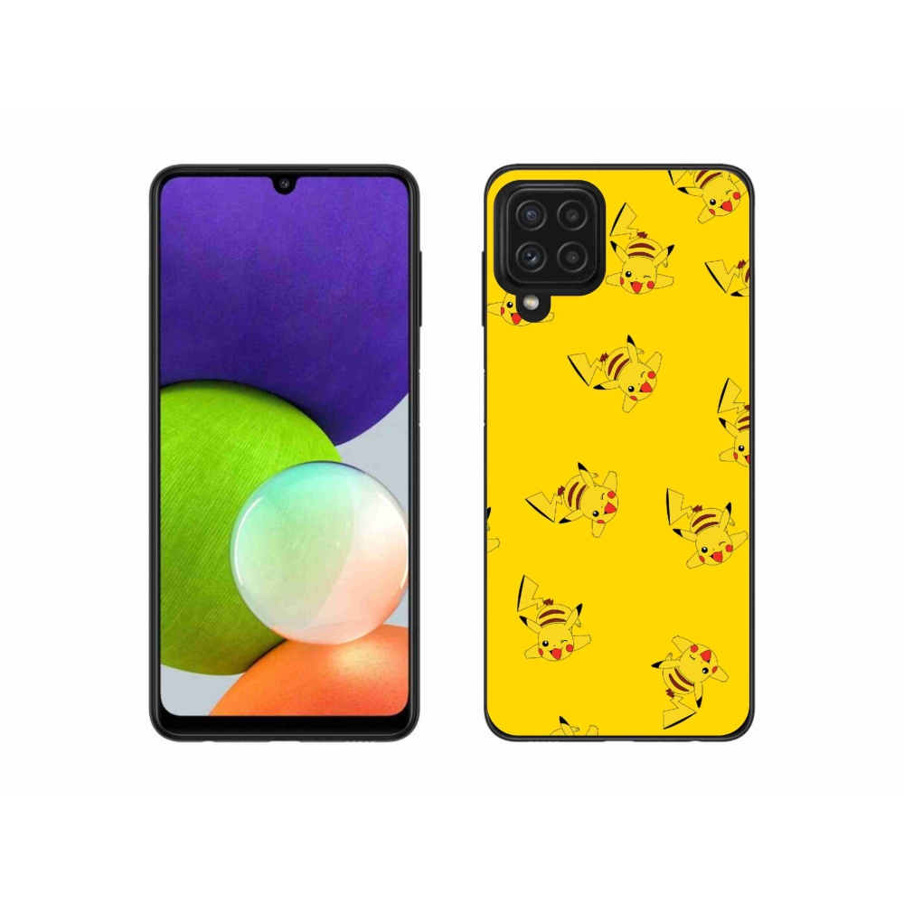 Zselés borítás mmCase Samsung Galaxy A22 4G - pikachu