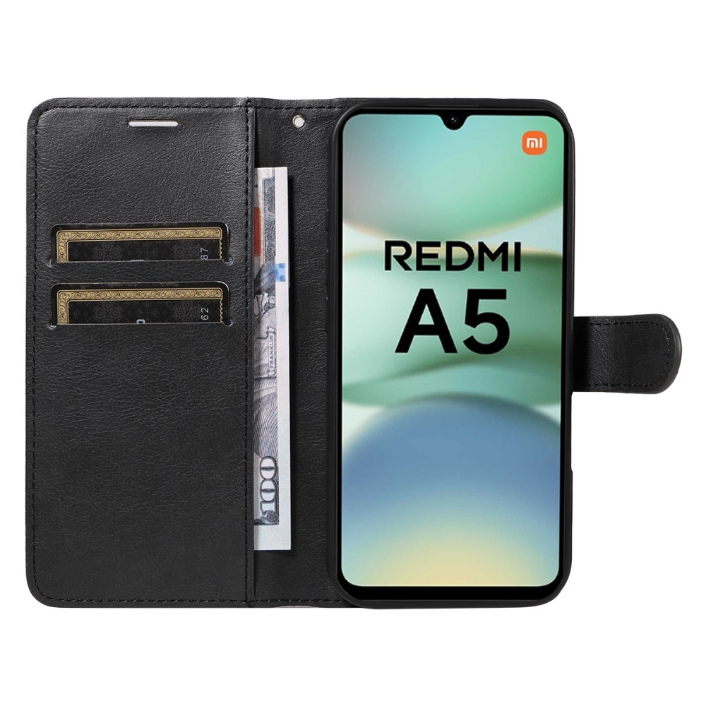 Tárcás könyv tok Xiaomi Redmi A5 (173.45x79.35x8.45mm) - fekete