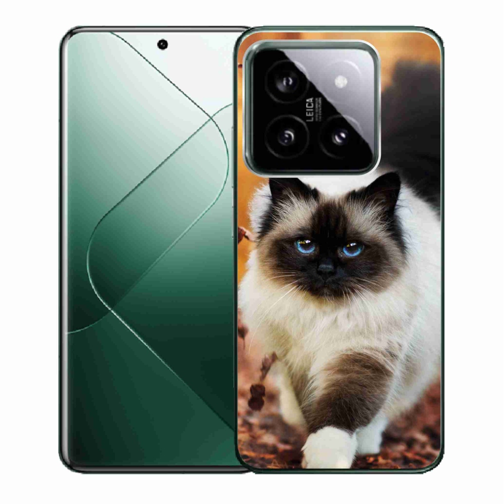 Gél tok mmCase a Xiaomi 14 - macska számára