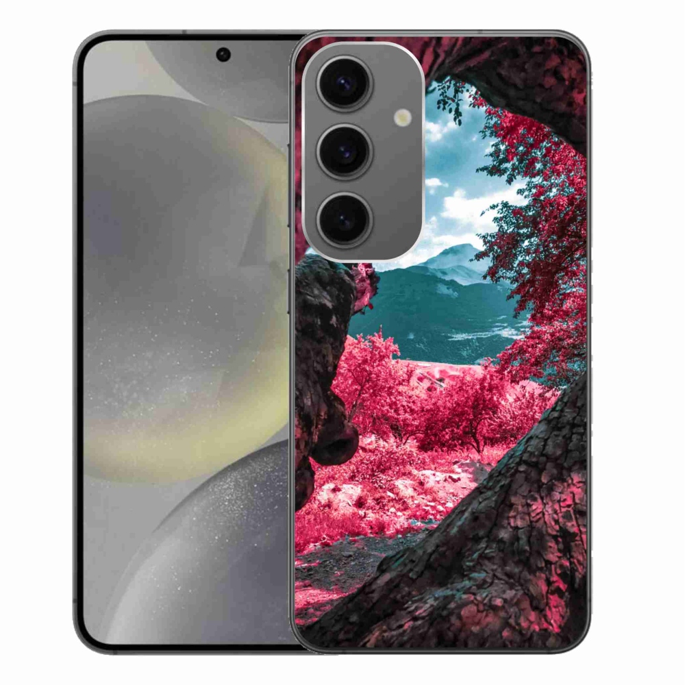 Gél védőhuzat mmCase Samsung Galaxy S24+ - hegyi kilátás
