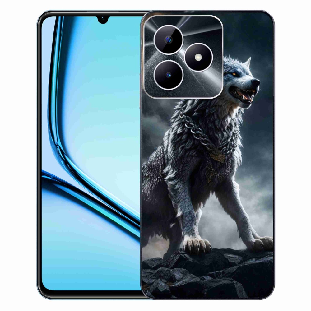 Zselés borítás mmCase a Realme Note 50 készülékhez - farkas 1