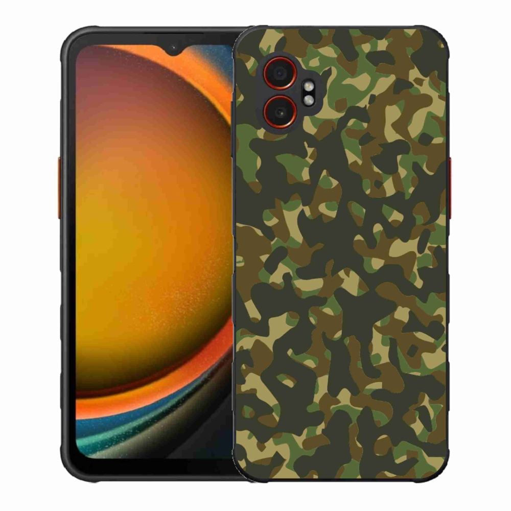 Zselés borítás mmCase Samsung Galaxy Xcover 7 Pro - terepszínű mintázat 1