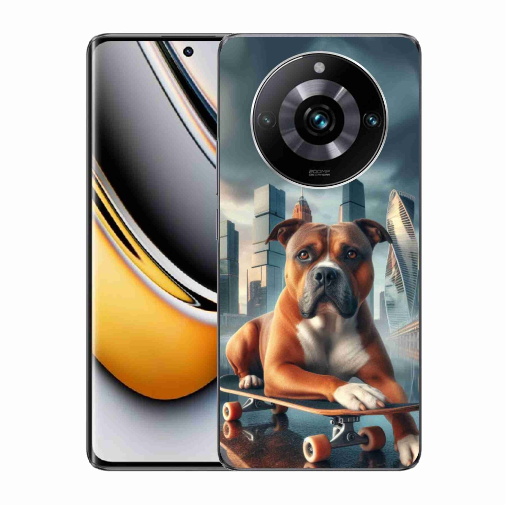Gél borítás mmCase a Realme 11 Pro/11 Pro+ készülékhez - kutya a gördeszkán
