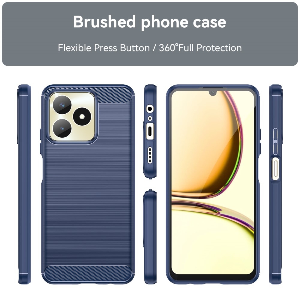 Szénálló zselés tok a Realme C51/C53 készülékhez - kék