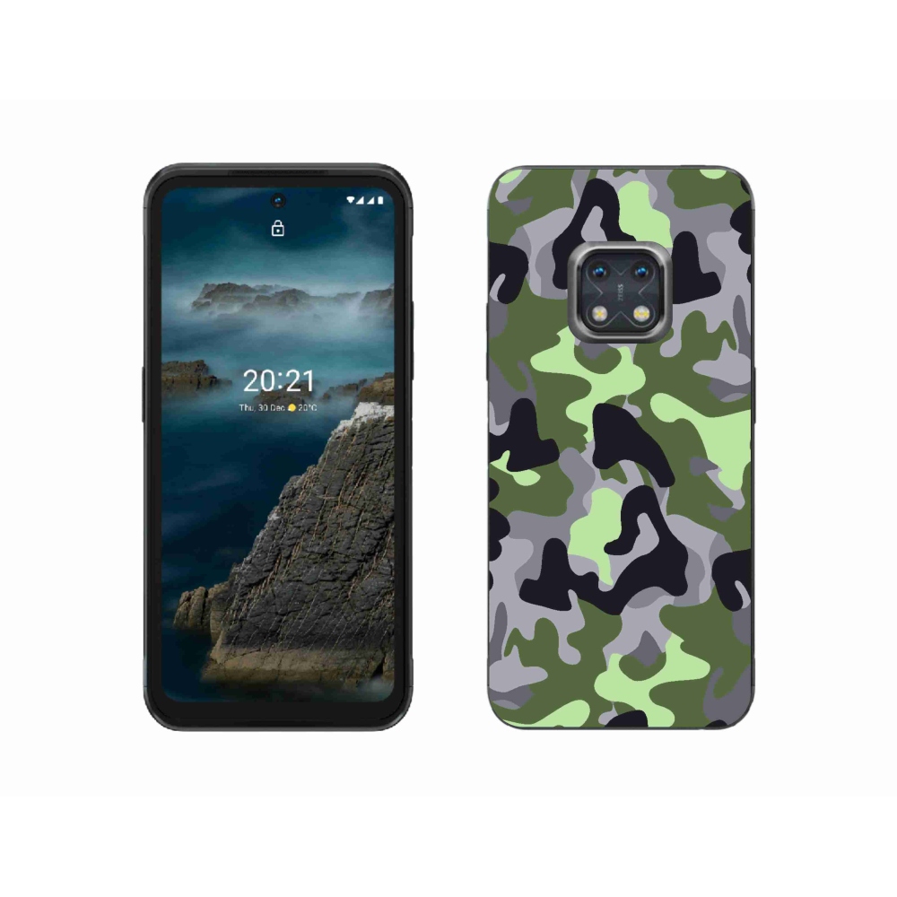 Zselés borítás mmCase a Nokia XR20 készülékhez - terepszínű minta 7