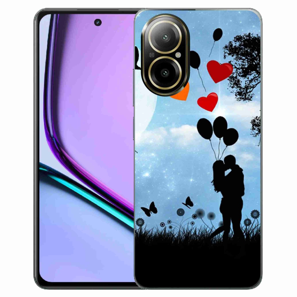 Gél tok mmCase a Realme C67-hez - szerelmes pár