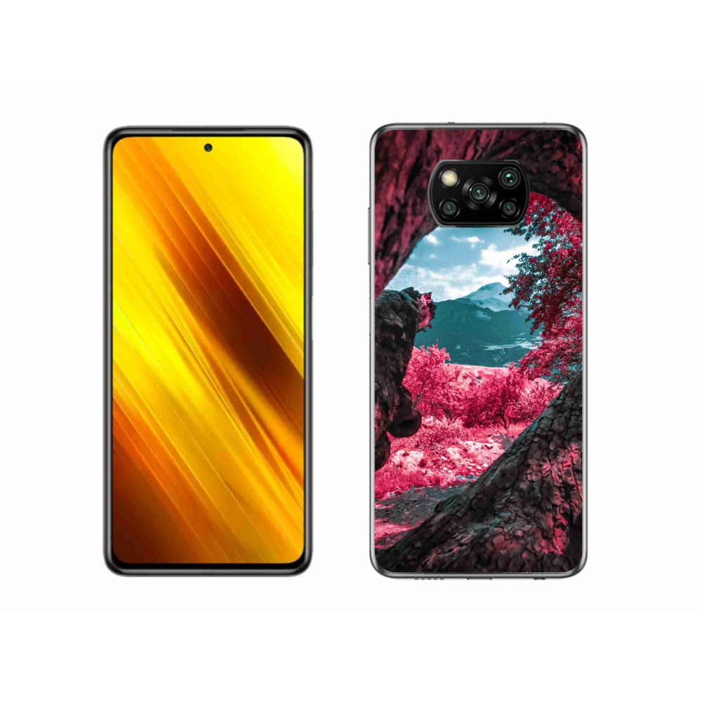 Gél borítás mmCase a Xiaomi Poco X3 Pro számára - hegyi kilátás