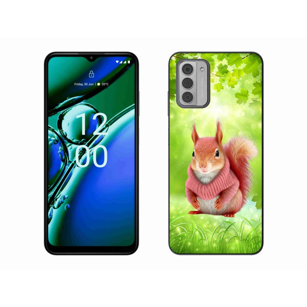 Zselés borítás mmCase a Nokia G42 készülékhez - mókus pulóverben