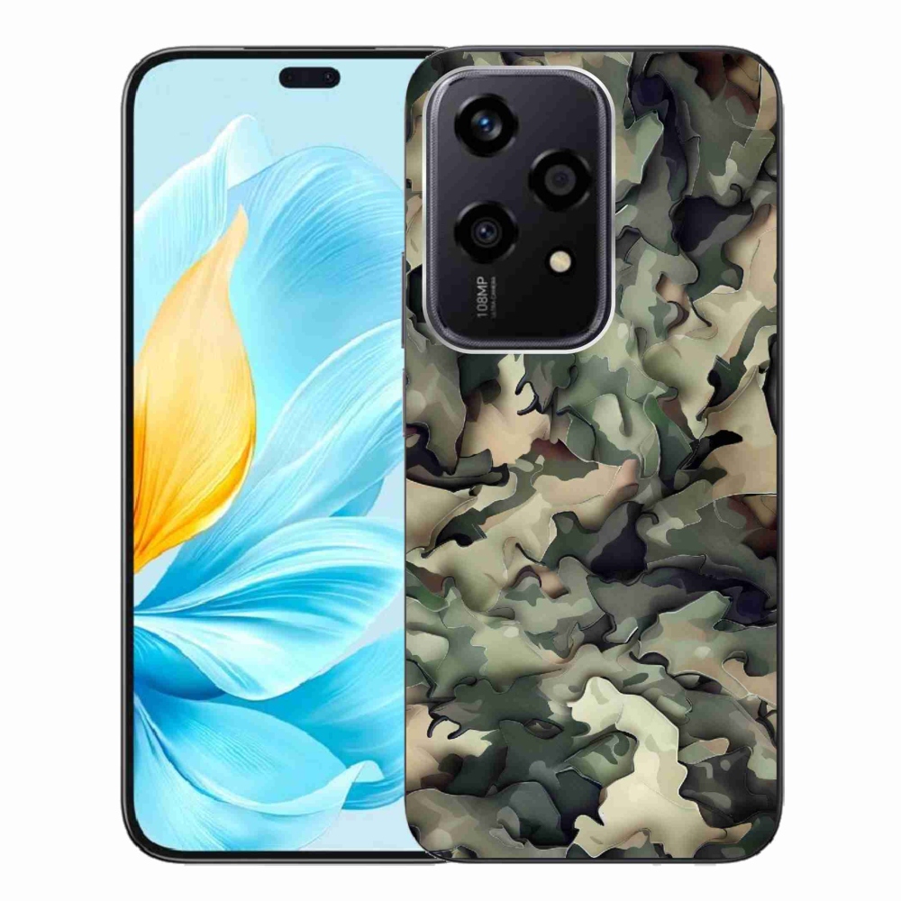Zselés borítás mmCase a Honor 200 Lite 5G számára - álcázó minta 9