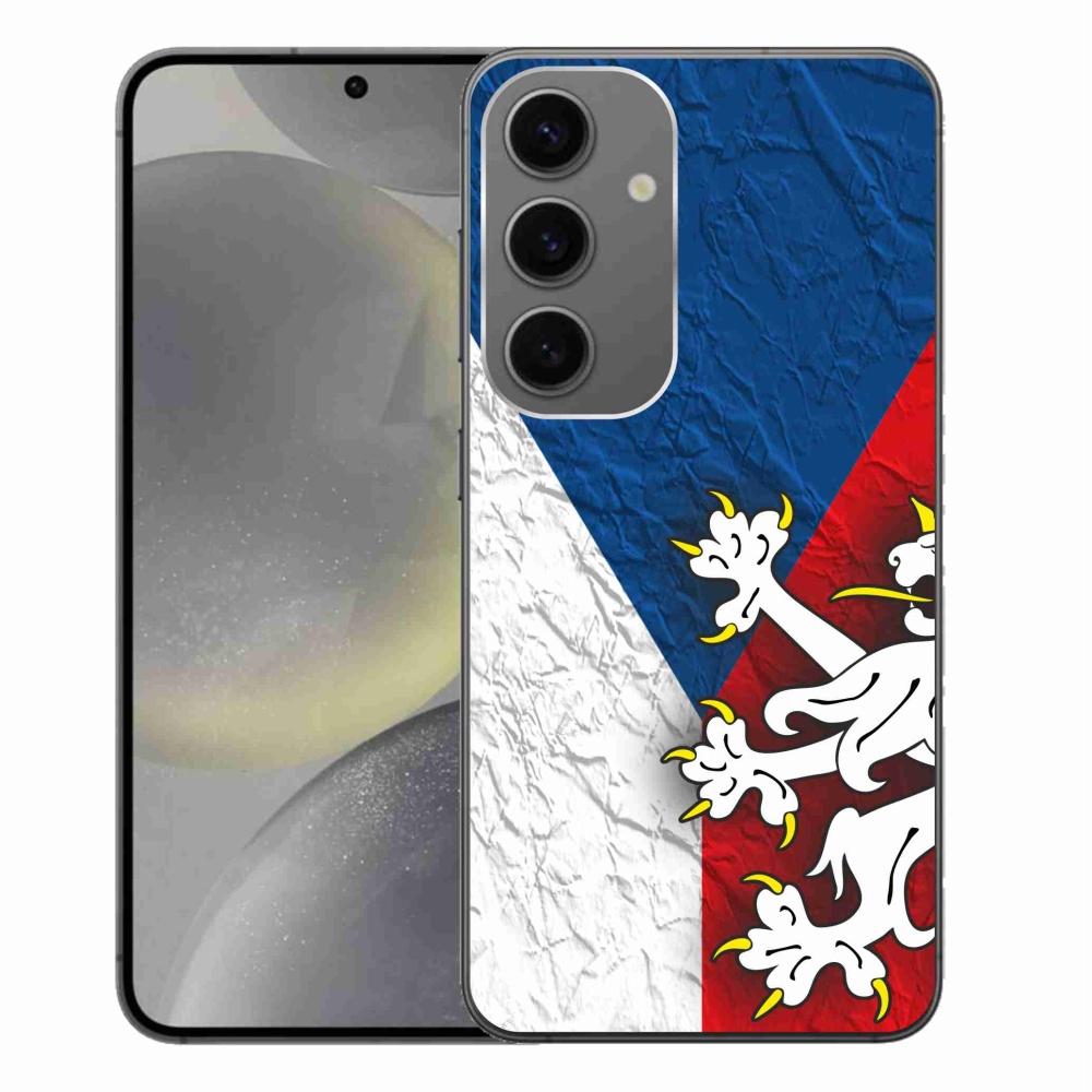 Zselés borítás mmCase Samsung Galaxy S24+ - cseh zászló 1