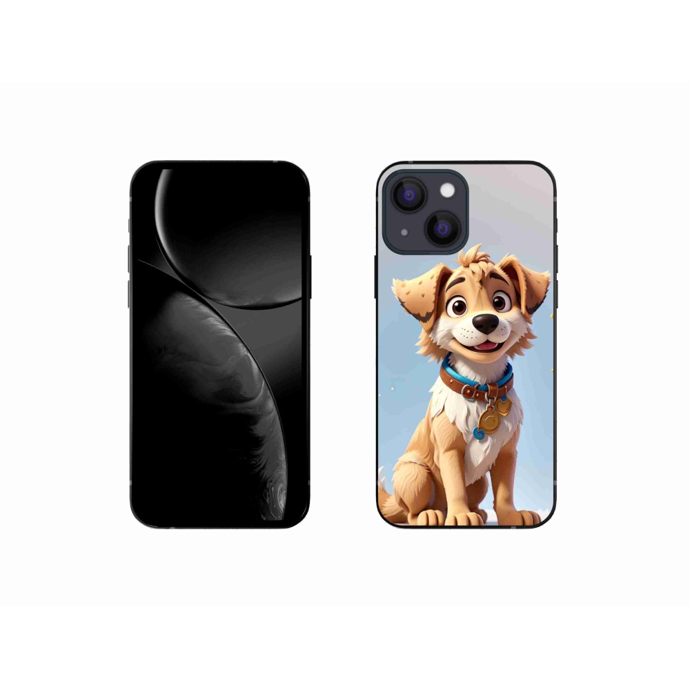 Gél borítás mmCase iPhone 13 mini készülékhez - rajzfilm kiskutya