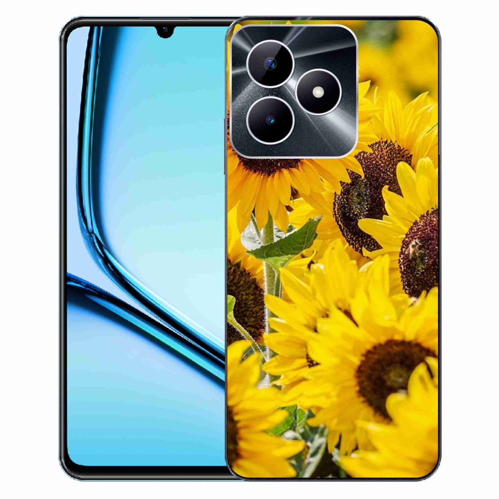 Zselés borító mmCase a Realme Note 50 készülékhez - napraforgó