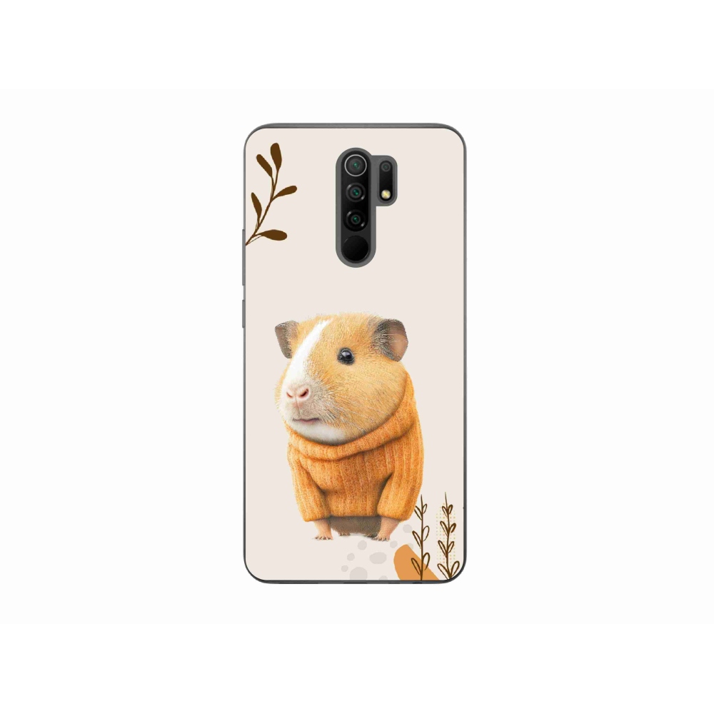 Gél borítás mmCase a Xiaomi Redmi 9-hez - tengerimalac a pulóverben