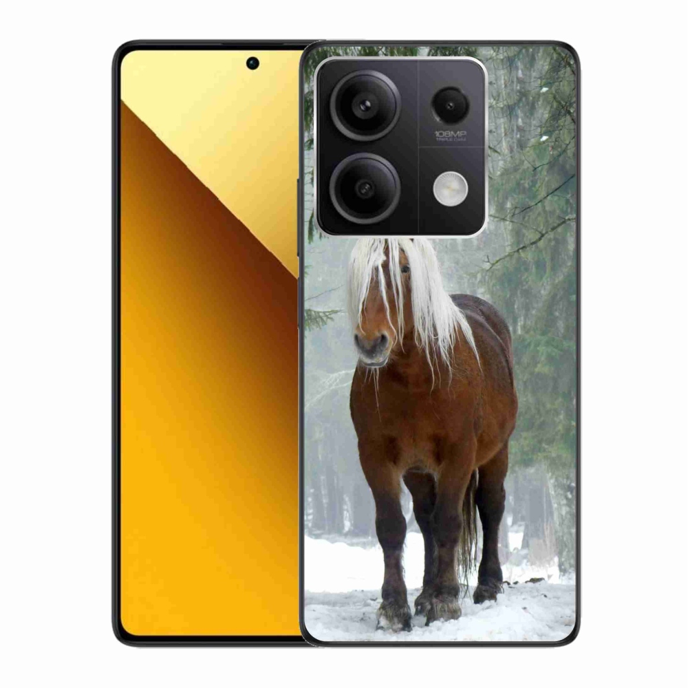 Gél tok mmCase a Xiaomi Redmi Note 13 5G számára - ló az erdőben
